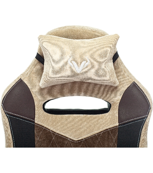 Кресло Бюрократ VIKING 6 KNIGHT BR FABRIC коричневый, ткань, 120 кг, механизм качания