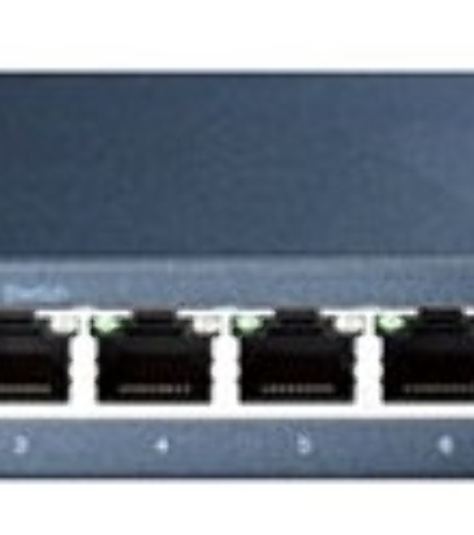 Коммутатор TP-Link SMB TL-SG108 8-port Desktop Gigabit Switch, 8 10/100/1000M RJ45 ports,metal case