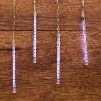 Гирлянда Neon-night 'Тающие сосульки' светодиодная, 4 шт х 20 см, шаг 50 см, 230В (с трансформатором) белые светодиоды, фото 1
