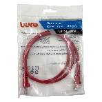 Патч-корд Buro cat.5e 1м красный RJ-45 (м)-RJ-45 (м), фото2