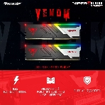 Оперативная память Patriot Viper Venom, DDR5, 32GB (2x16GB), 5600MHz, CL36, DIMM, с радиаторами, RGB, черный, фото5
