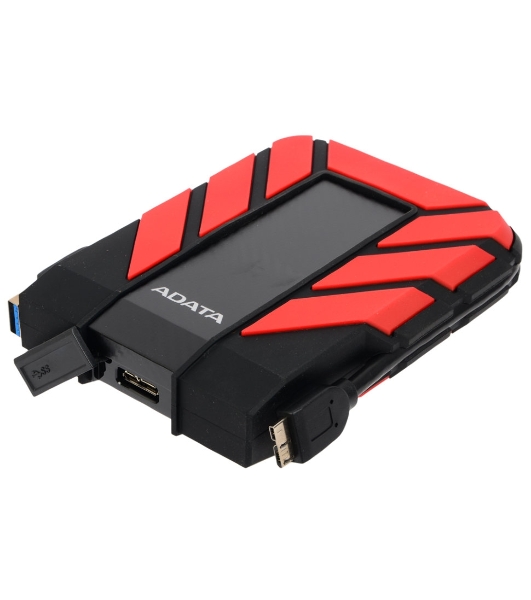 Внешний HDD 2.5' ADATA HD710P, 2TB, USB 3.2 Gen 1 Type-A, 5400 rpm, черный/красный