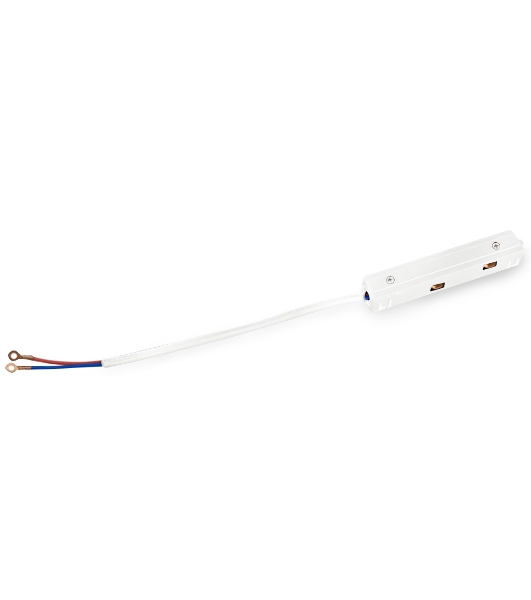 GL3628 WH белый ввод питания для шинопровода IP20 48V 380*18*18