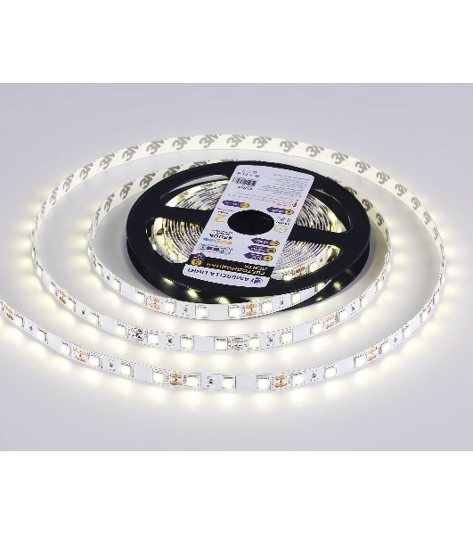 Светодиодная лента Ambrella light GS2002 5050 60Led/ 14.4W m/ 12V IP20 4500K/ 5000*10*1.87mm (2 конт.)