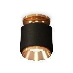 Светильник Ambrella Light XS7511120 SBK/PYG черный песок/золото желтое полированное MR16 GU5.3 (N7929, C7511, N7034), фото4