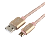 Кабель USB2.0 Cablexpert CC-U-mUSB01Gd-1.8M, AM/microB, серия Ultra, длина 1.8м, золотой, блистер, фото 1