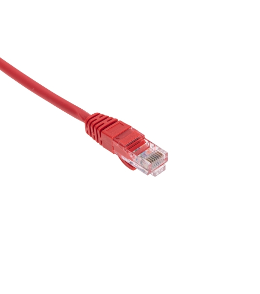 Патч-корд U/UTP Rexant cat.5e, RJ45-RJ45, 26AWG, ZH нг(А)-HF, красный, 0,3 м