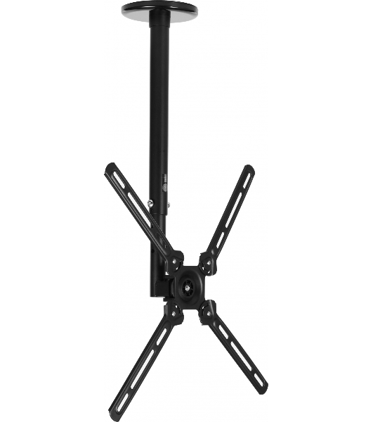 Кронштейн для телевизора Cactus CS-CP07 черный 23'-55' макс.45кг потолочный поворот и наклон