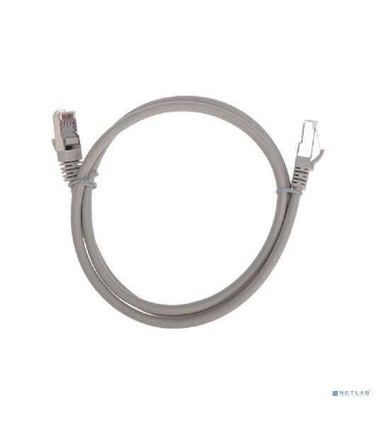 Патч-корд F/UTP Rexant cat.6, RJ45-RJ45, экранированный, 26AWG, LSZH, серый, 1 м
