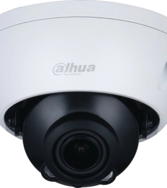Уличная купольная IP-видеокамера Dahua 2Мп; 1/2.8” CMOS; моторизованный объектив 2.8~12 мм; механический ИК-фильтр; чувствительность 0.008лк@F1.7; сжатие: H.265+, H.265, H.264+, H.264, MJPEG; 2 потока