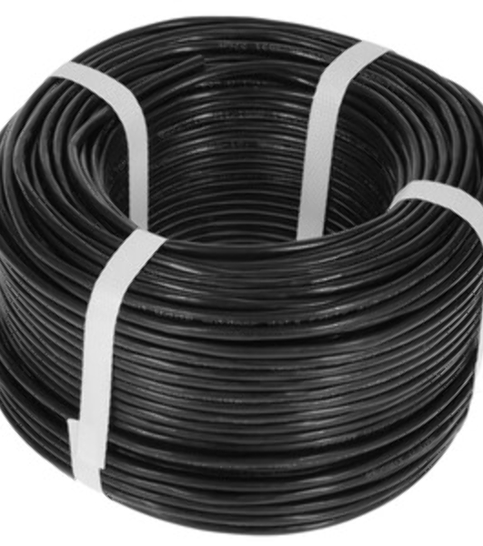 Кабель UTP Rexant 4PR 24AWG, CU (медь), cat.5e, 100 МГц, PE, черный, OUTDOOR, бухта 100 м