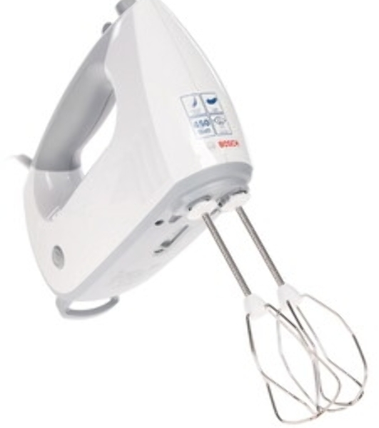 Миксер ручной Bosch MFQ36480 450Вт белый/серый