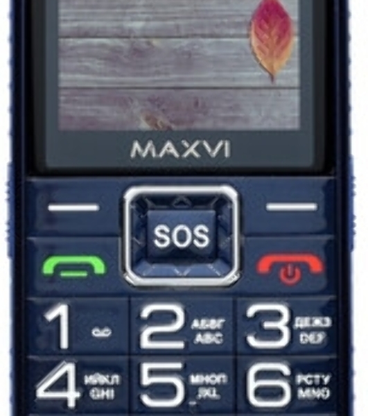Мобильный телефон Maxvi B5ds up синий