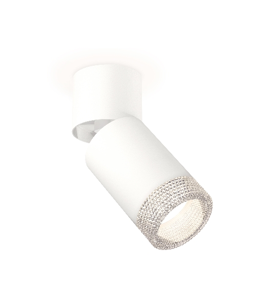 Комплект накладного поворотного светильника Ambrella light XM6312060 SWH/WH/CL белый песок/белый/прозрачный MR16 GU5.3 (A2220, C6312, N6150)