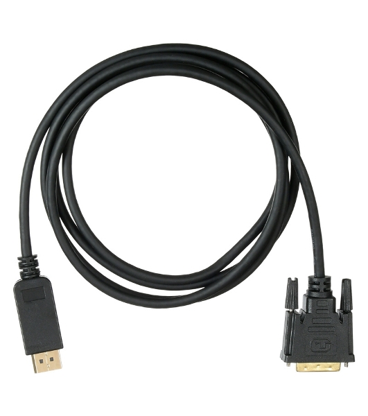Кабель аудио-видео Buro 1.1v DisplayPort (m)/DVI-D (Dual Link) (m) 2м. Позолоченные контакты черный (BHP DPP DVI-2)