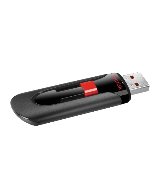 Флешка USB Sandisk 64Gb Cruzer Glide SDCZ60-064G-B35 USB 2.0 черный/красный