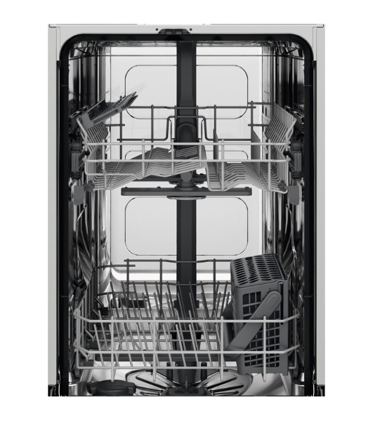 Встраиваемая посудомоечная машина Electrolux EEA12100L, серебристый, 44.6 см, 9 компл., 49 дБ, класс A+