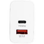 Сетевое зарядное устройство Digma DGW3D 3A PD+QC белый, фото4