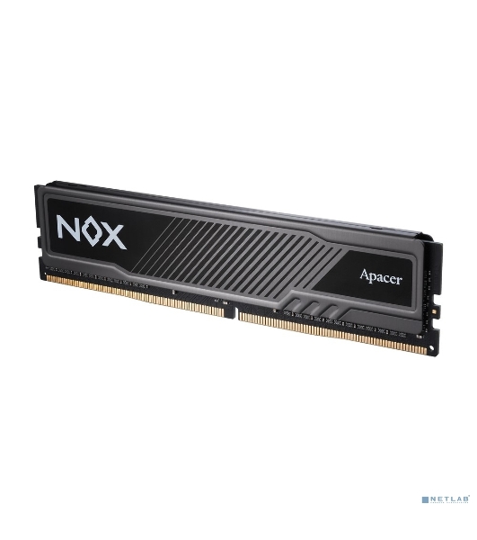 Оперативная память Apacer Nox, DDR4, 16GB (1x16 GB), 3200 MHz, CL16, DIMM, радиатор, черный