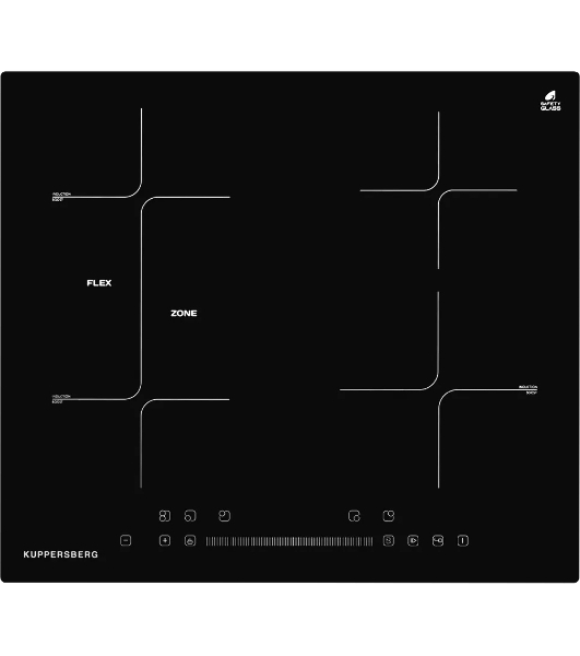 Индукционная варочная панель ICS 612 Индукция, 60 см, 4 конфорки, черный