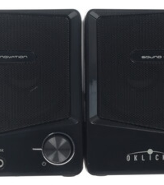 Акустическая система Oklick OK-126 2.0 черный 6Вт