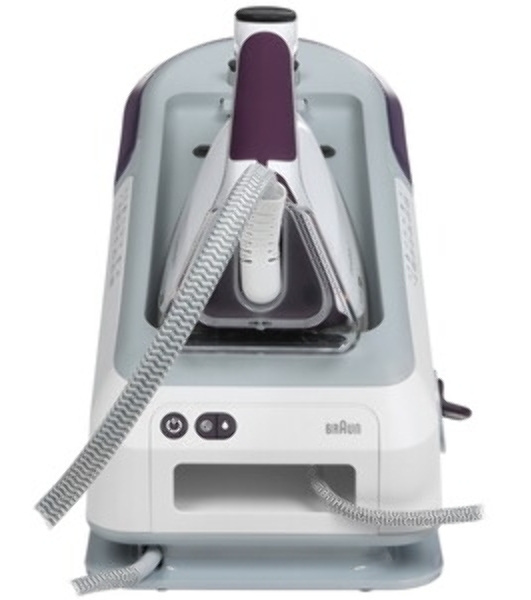 Парогенератор Braun IS7266VI белый/фиолетовый, 2700 Вт, 160 г/мин, 550 г/мин, 2000 мл