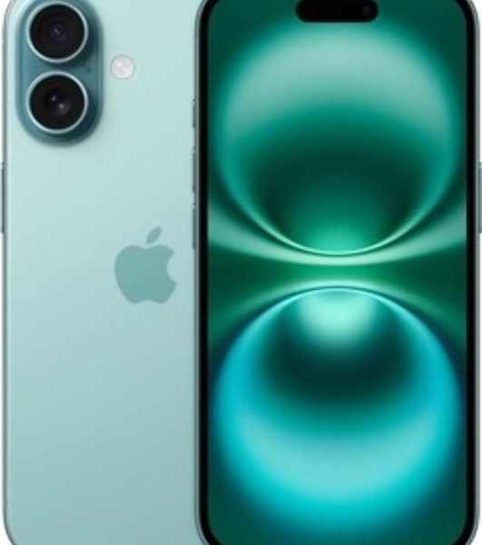 Смартфон Apple iPhone 16 A3287, 8/128Gb, бирюзовый