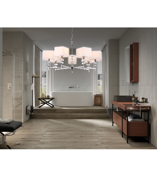 Люстра Ambrella light LH71323/7 SN/WH никель/белый E14/7 max 40W D860*850