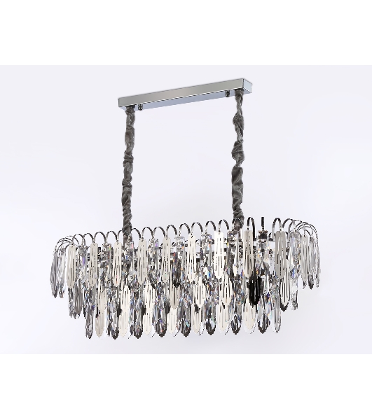Светильник Ambrella light TR5259/10 CH/CL хром/прозрачный E27*10 max 40W 800*300*270