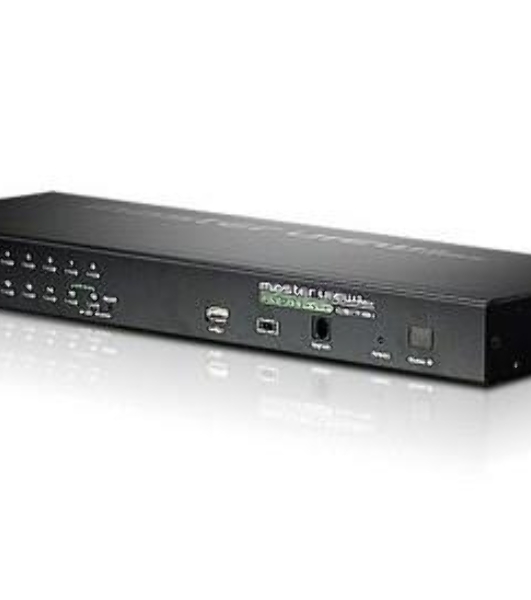 Переключатель KVM ATEN CS1716i-AT-G 16-портовый PS/2-USB KVM Over the NET переключатель c доступом c локального и удаленых рабочих мест.