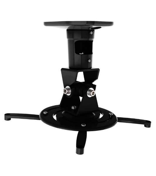 Кронштейн для проектора Cactus CS-VM-PR01-BK черный макс.10кг настенный и потолочный поворот и наклон