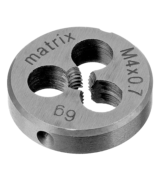 Плашка Matrix М4x0,7 мм, Р6М5