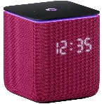 Умная колонка Яндекс Станция Миди, 24Вт, с экраном, 2 динамика, Wi-Fi, BT5.0, Zigbee, Алиса, малиновый, фото 1