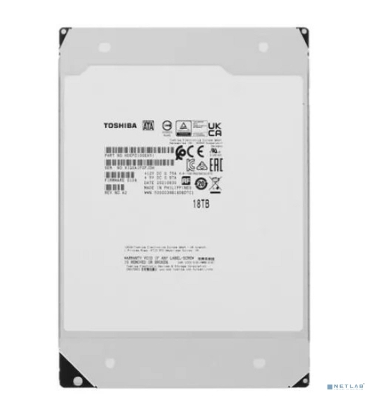 Жесткий диск Toshiba HDD SAS 18Tb 3.5' Server 7200 12Gbit/s 512Mb