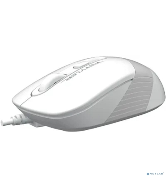 Мышь проводная A4Tech Fstyler FM10S белый/серый, 1600 dpi, USB, кнопки - 4