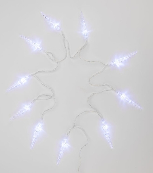 Гирлянда светодиодная Neon-night 'Сосульки' 230В, комплект 8 шт х 42 см, 36x8 LED, не соединяются