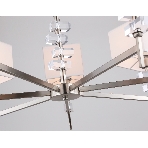 Люстра Ambrella light LH71323/7 SN/WH никель/белый E14/7 max 40W D860*850, фото6