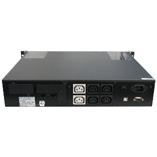 Источник бесперебойного питания Powercom King Pro RM KIN-1500AP RM 900Вт 1500ВА черный