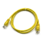 Патч-корд Buro cat.5e 1м желтый RJ-45 (м)-RJ-45 (м), фото 1