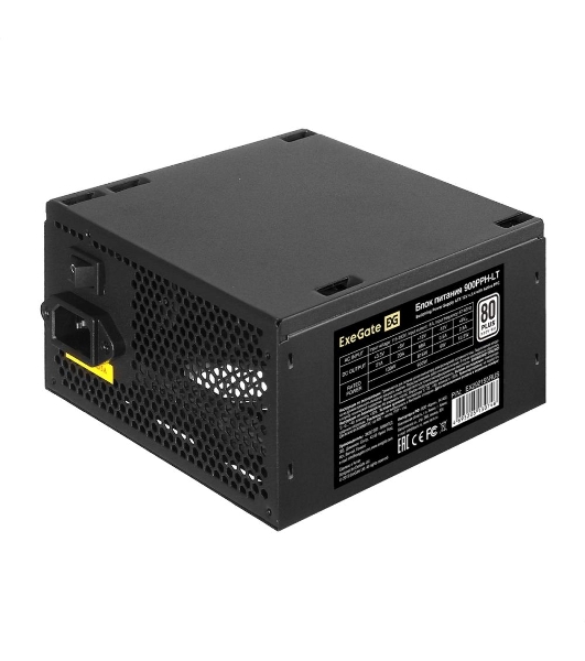 Блок питания ExeGate 900PPH-LT-OEM (EX292155RUS-OEM-S), 900Вт, 80 PLUS, 120мм, черный