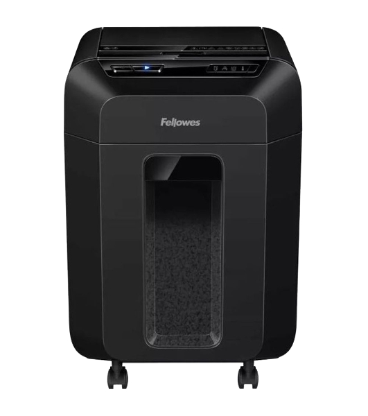 Шредер Fellowes AutoMax 80M FS-46215, минирезка, DIN P-4, 4х12 мм, автоподача 80 лст., 17 лтр., автореверс, уничт.: скобы, скрепки, пл. карты