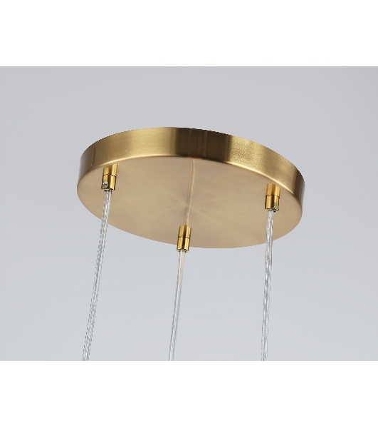 Светильник Ambrella light LH55272/3 BS/FR латунь/белый матовый E14 max 40W D230*1200