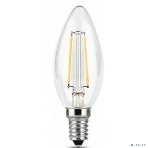 Лампа светодиодная филаментная Gauss Black Filament 11Вт свеча 4100К E14, фото3