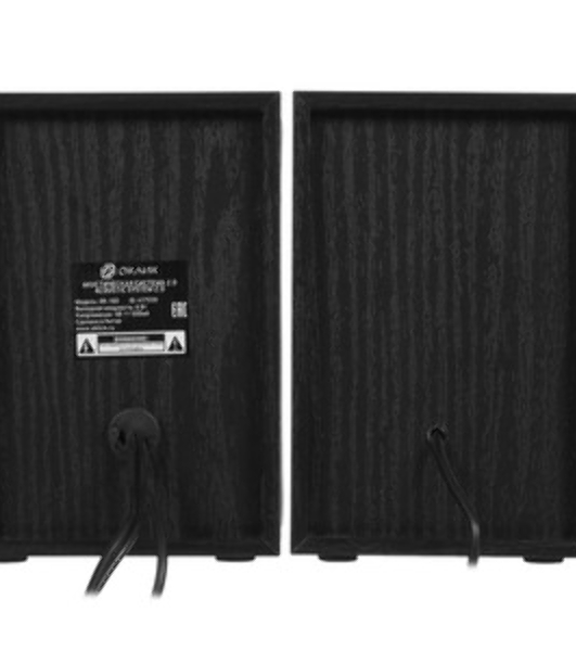 Акустическая система Oklick OK-160 2.0 черный 6Вт