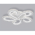 Потолочный светодиодный светильник Ambrella light FA1703/5 WH/CH белый/хром 149W 3000K-6400K 540*540*90 (ПДУ РАДИО 2.4G), фото3