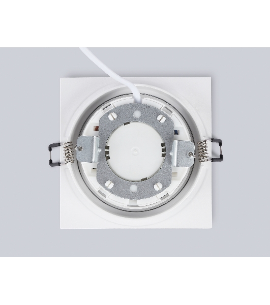 Светильник встраиваемый TN6607 WH белый IP44 GX53 max 15W 110*110*23