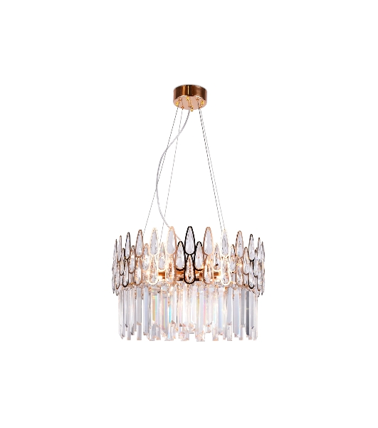 Светильник Ambrella light TR5263/8 GD/CL золото/прозрачный E14/8 max 40W D500*700