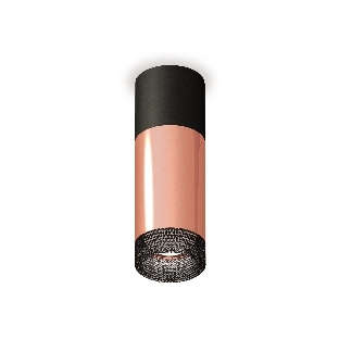 Светильник Ambrella Light XS6326041 PPG/SBK/BK золото розовое полированное/черный песок/тонированный MR16 GU5.3