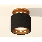 Светильник Ambrella Light XS7511121 SBK/PYG черный песок/золото желтое полированное MR16 GU5.3 (N7929, C7511, N7014), фото3