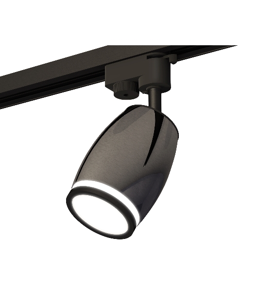 Светильник Ambrella light XT1123011 DCH/SBK/FR черный хром/черный песок/белый матовый MR16 GU5.3 (A2521, C1123, N7121)